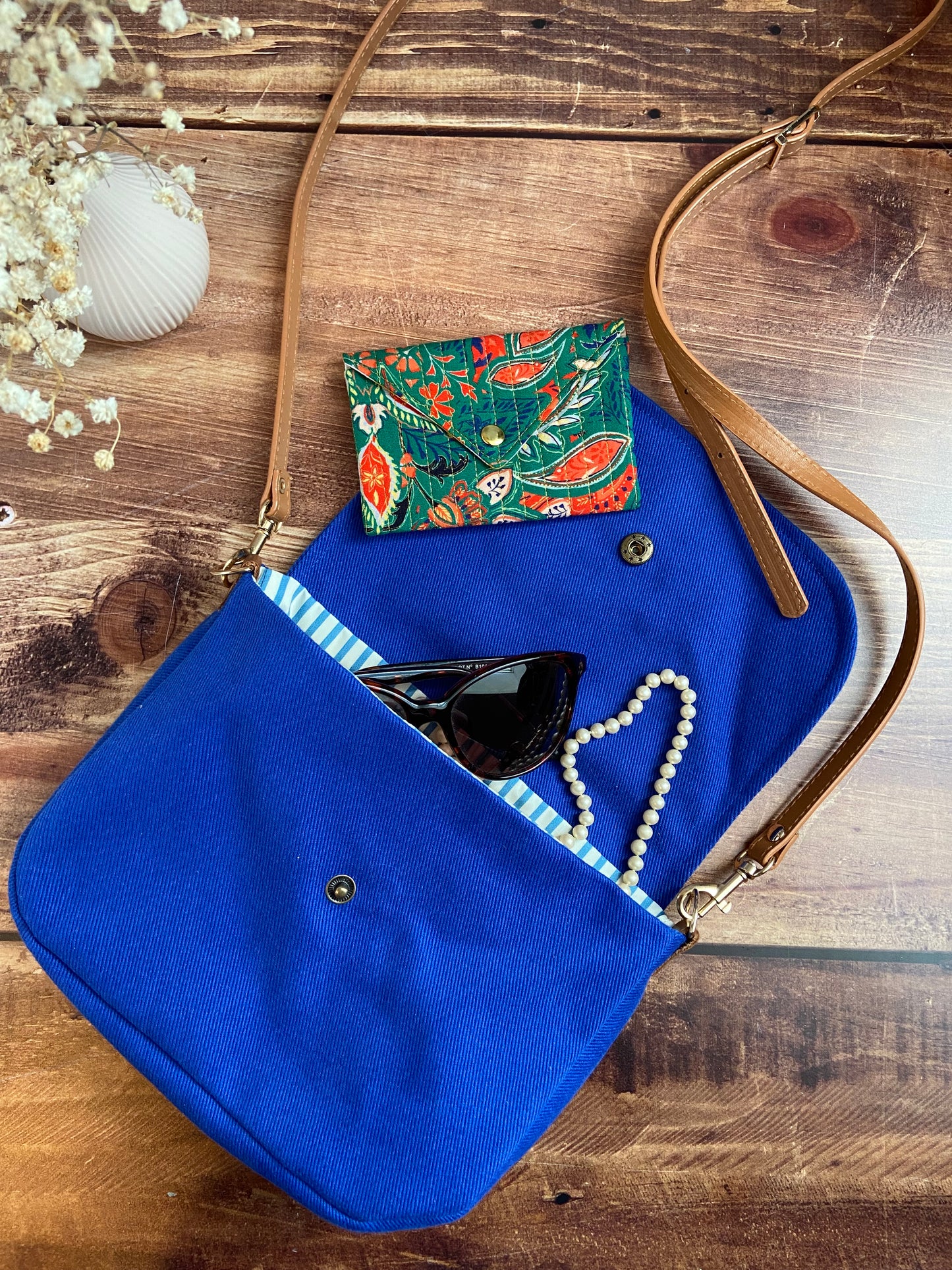 Le petit sac bandoulière bleu roi