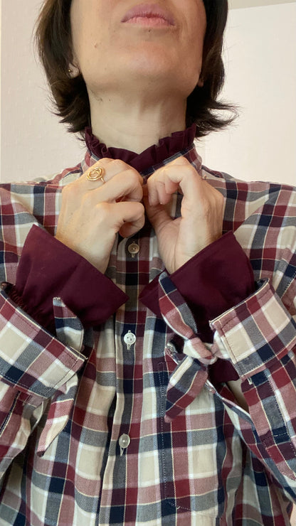 Chemise upcyclee Balmain